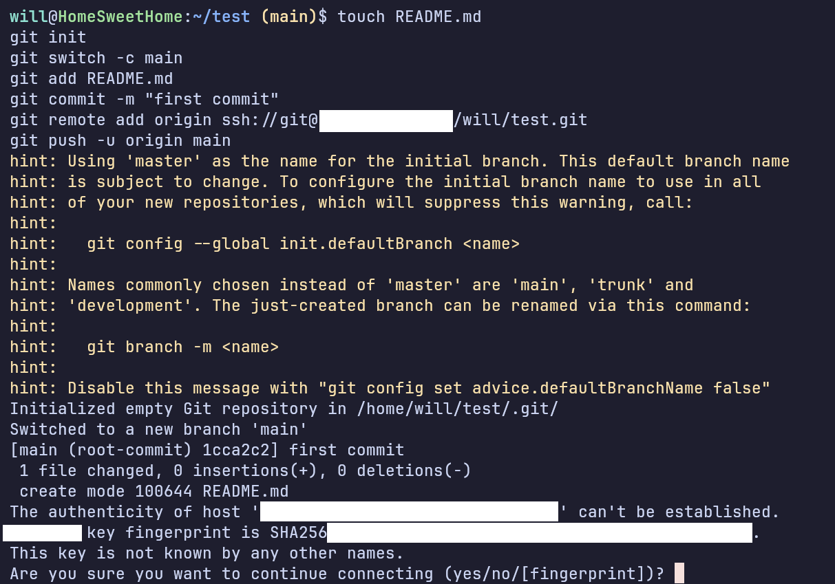 ssh 비밀번호 입력과정