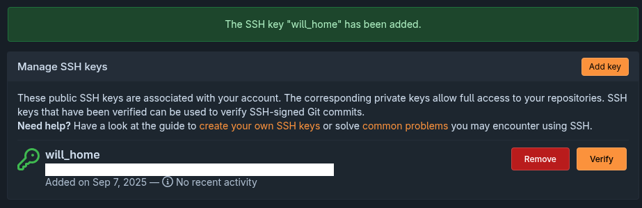 Key가 추가된 모습