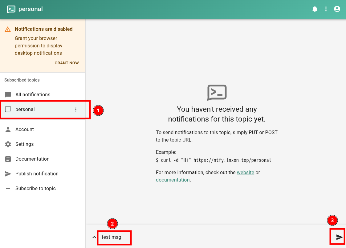 주소로 접속했을 때, 앞서 localhost로 접속한 것과 똑같은 화면이 뜨는지 확인해준다.